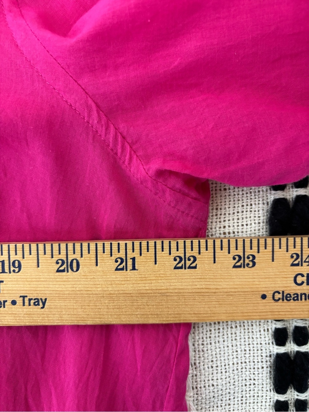 True Destinations Pink Cotton Coastal Tunic Button Down Shirt Coverup L - Picture 11 of 13